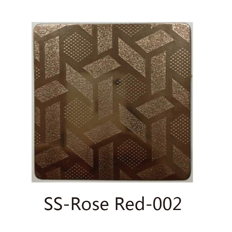Rose Gold Stainless Steel Decorative Panels