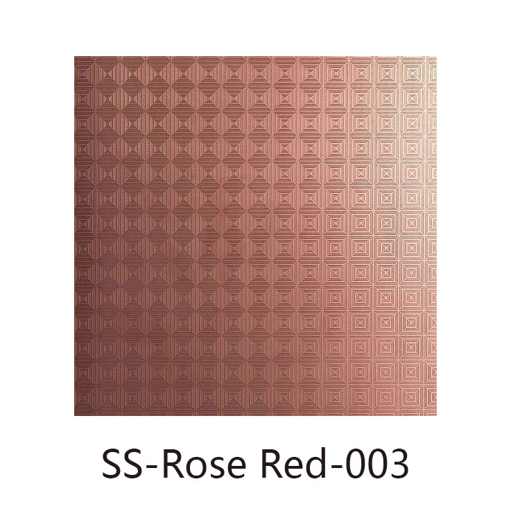 Rose Gold Stainless Steel Decorative Panels