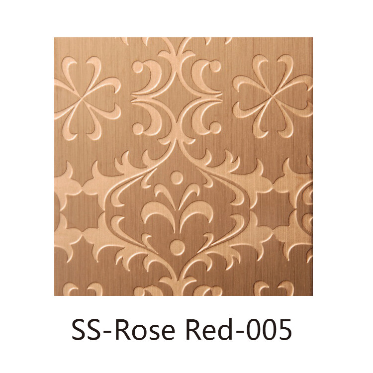 Rose Gold Stainless Steel Decorative Panels