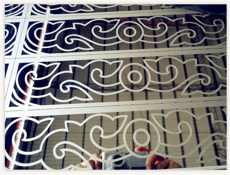 Laser-Etched Stainless Steel Decorative Panels