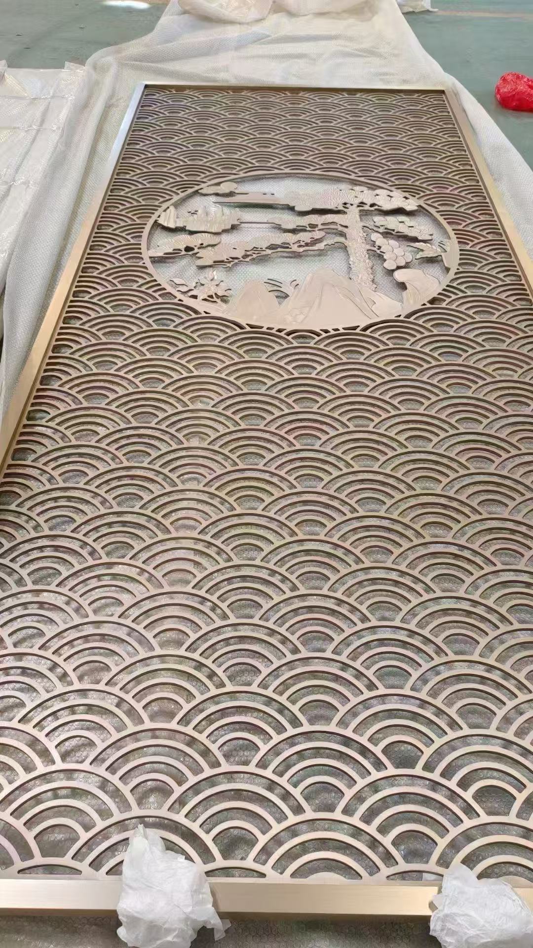 Stainless Steel Decorative Screens & Room Dividers | Custom Laser Cut Design