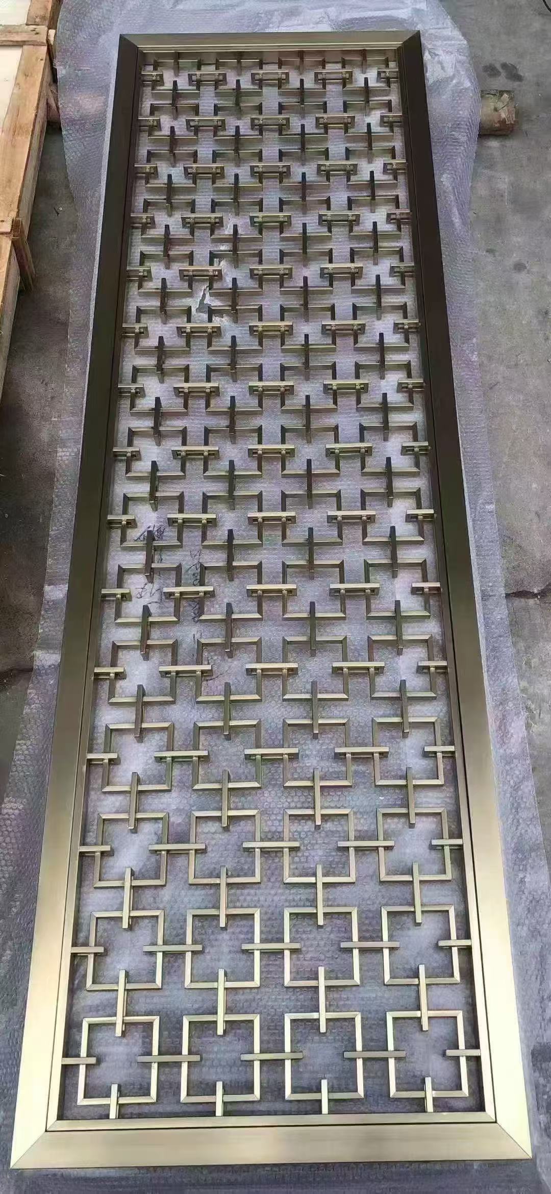 Stainless Steel Decorative Screens & Room Dividers | Custom Laser Cut Design