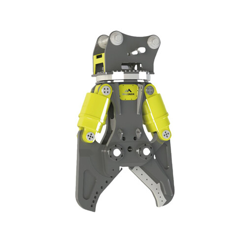 Double cylinder hydraulic shears