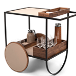 MAGENTA SERVING TROLLEY