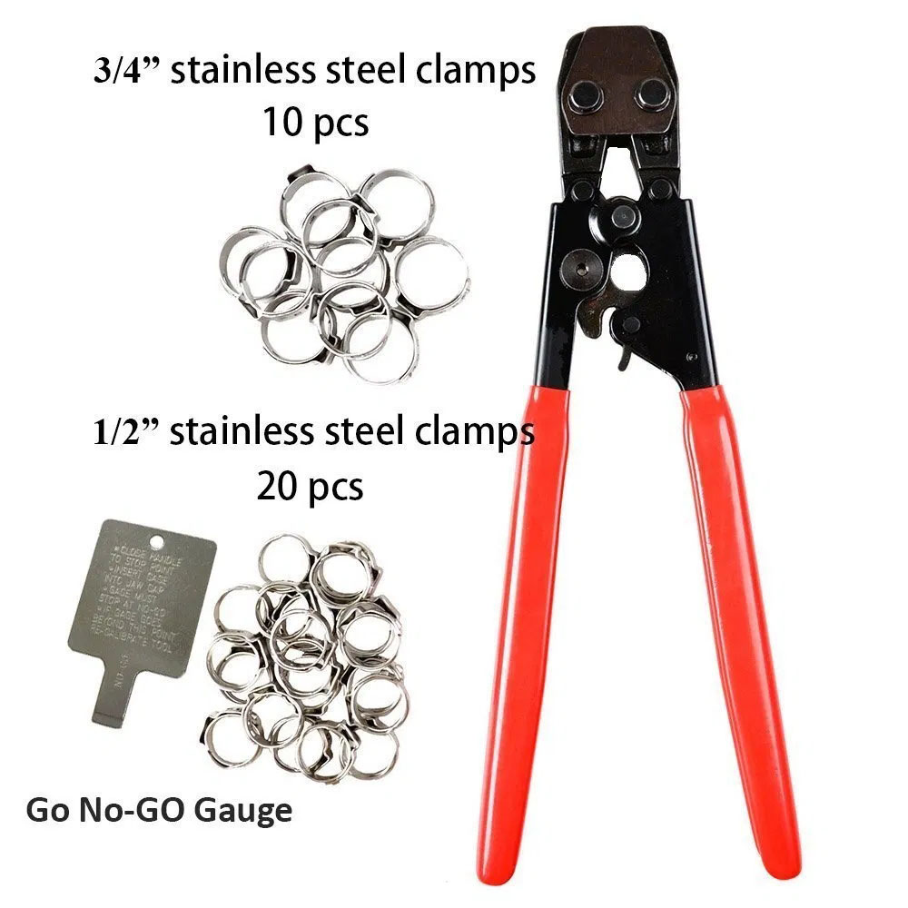 LXL-1096 PEX clamp tool for fastening stainless steel clamp