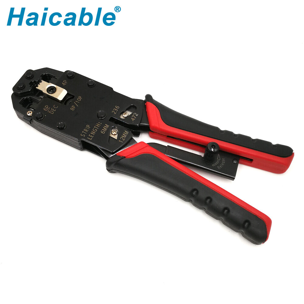 RJ45 RJ12 RJ11 Crimps strips & Cuts Tools HT-200R