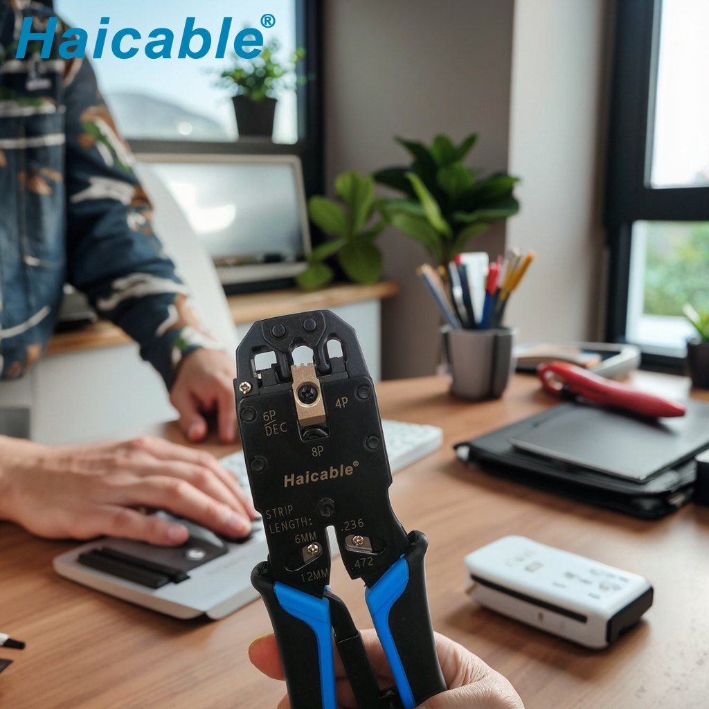 RJ45 RJ12 RJ11 Crimps strips & Cuts Tools HT-2008R