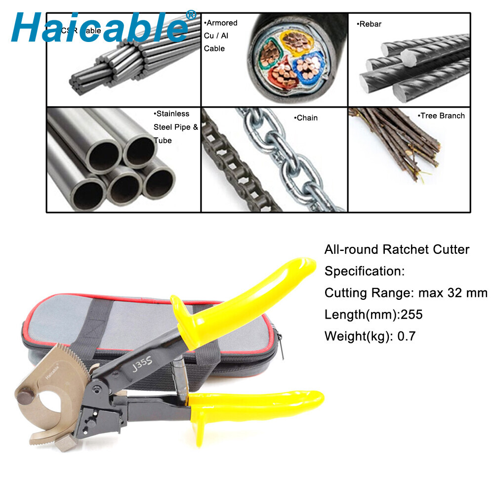 All-round One-handed Ratcheting Cutter J35S