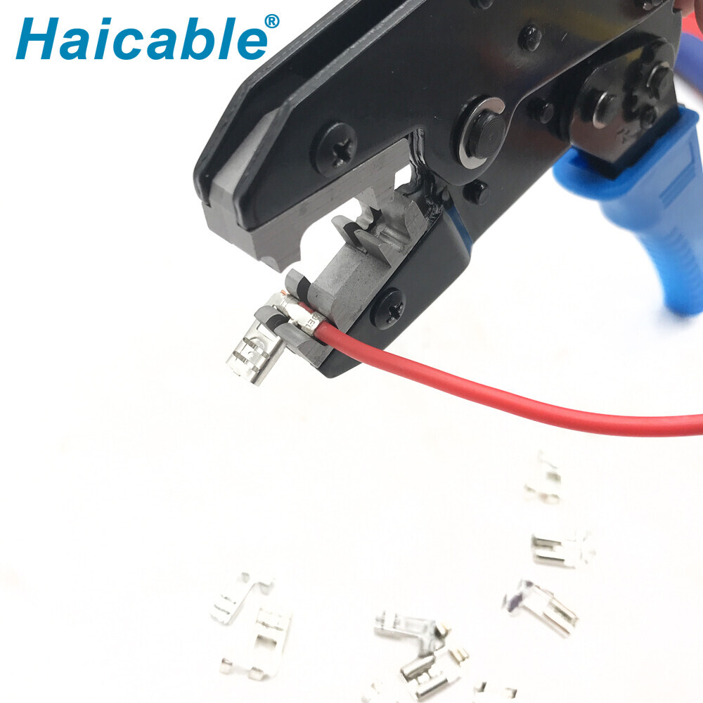 Non-Insulated 90°Flag Terminals Crimping Tools LX-0506FL