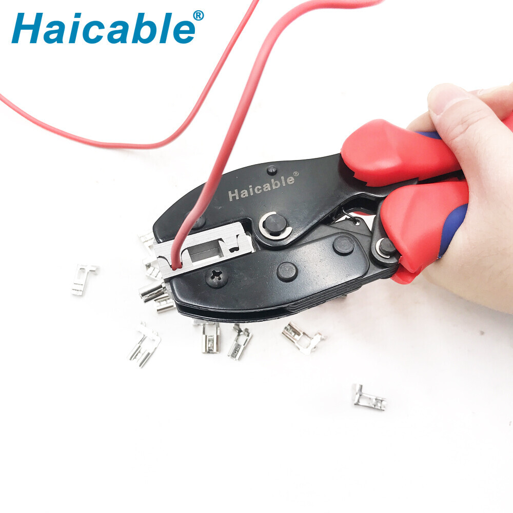 Non-Insulated 90°Flag Terminals Crimping Tools LY-0506FL