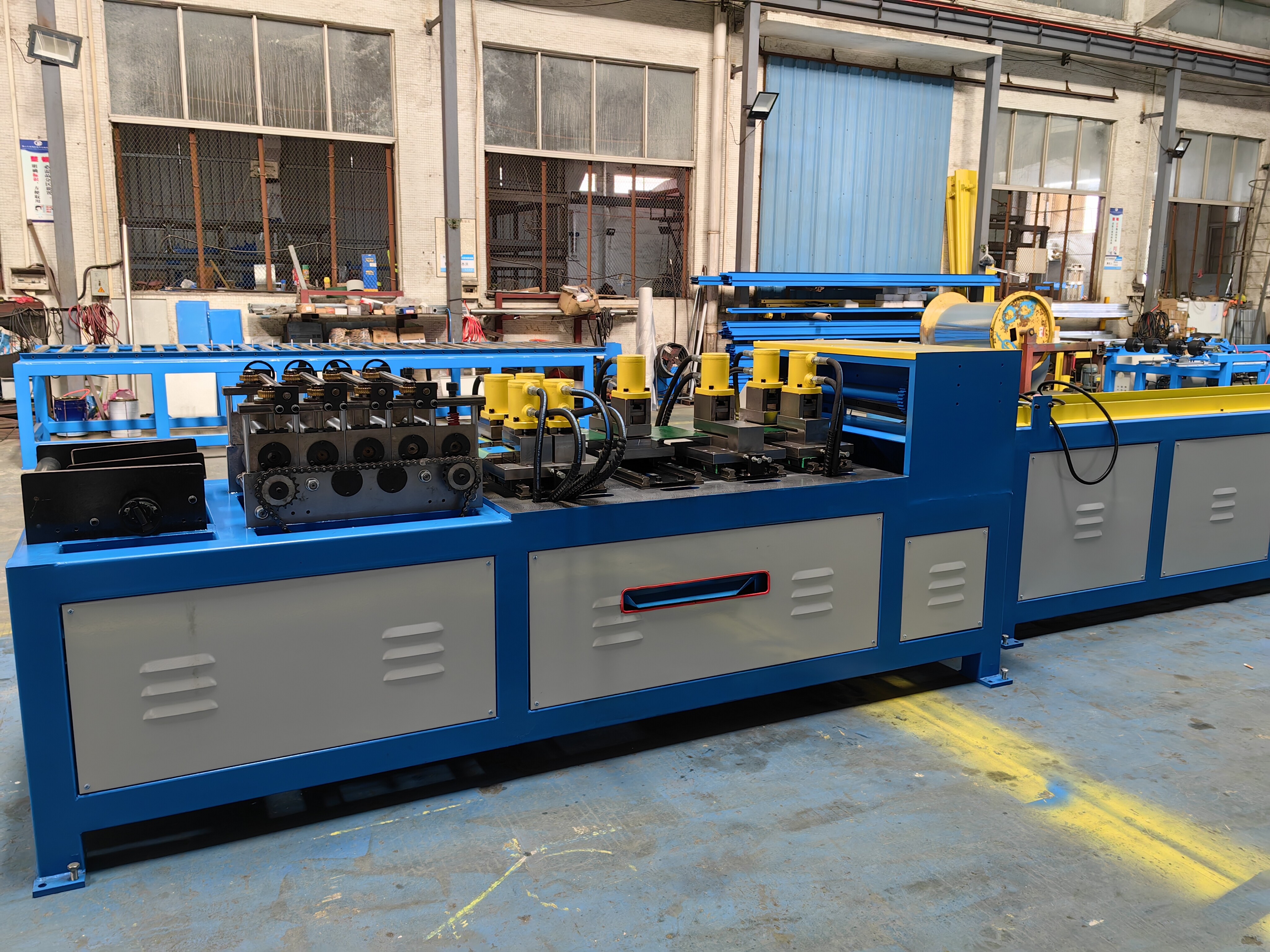 HVAC Damper Frame Roll Forming Machine