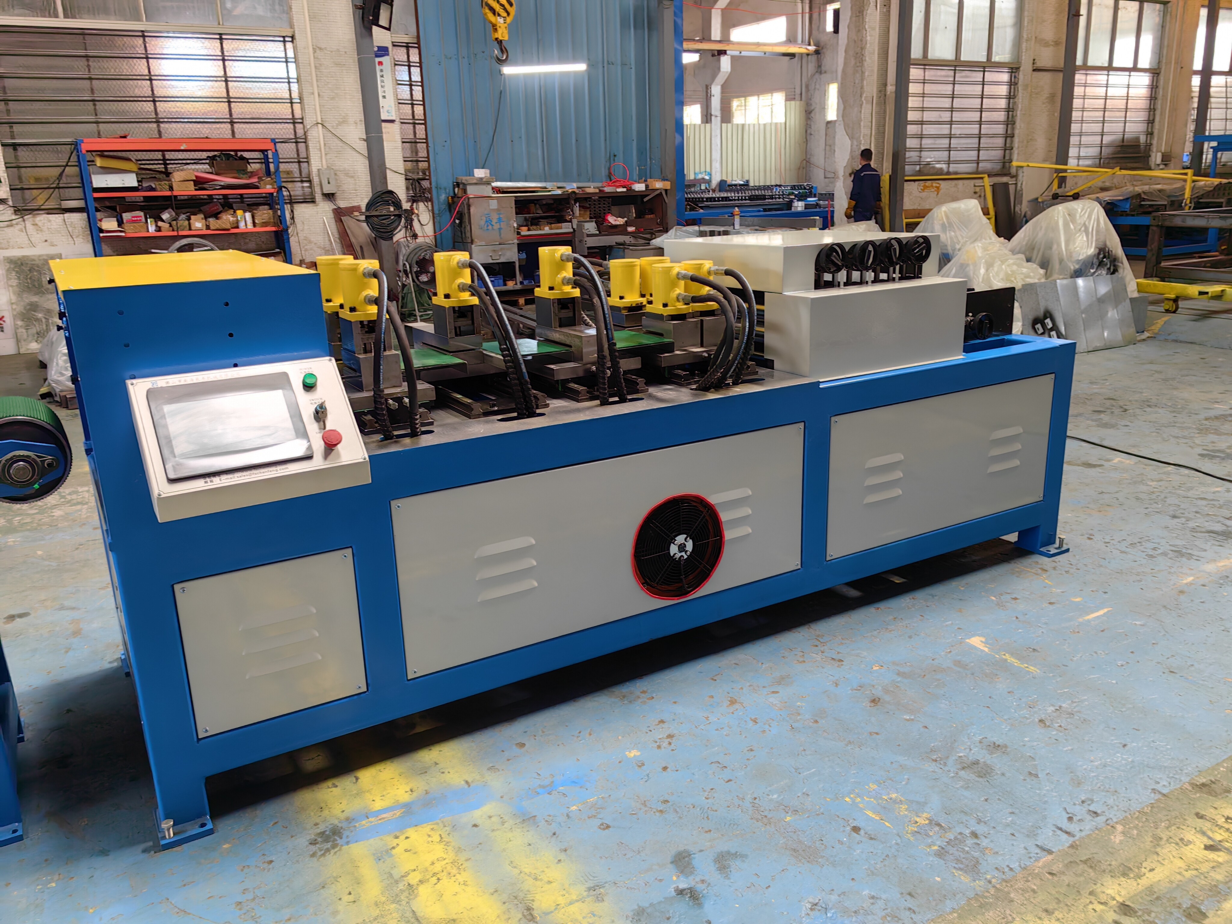 HVAC Damper Frame Roll Forming Machine