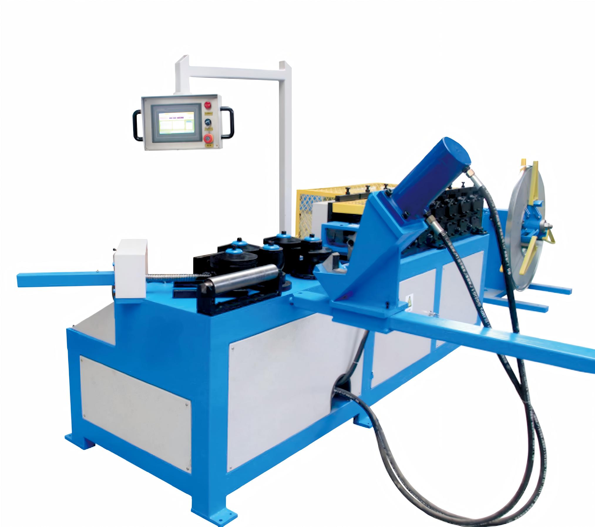 Round flange forming machine