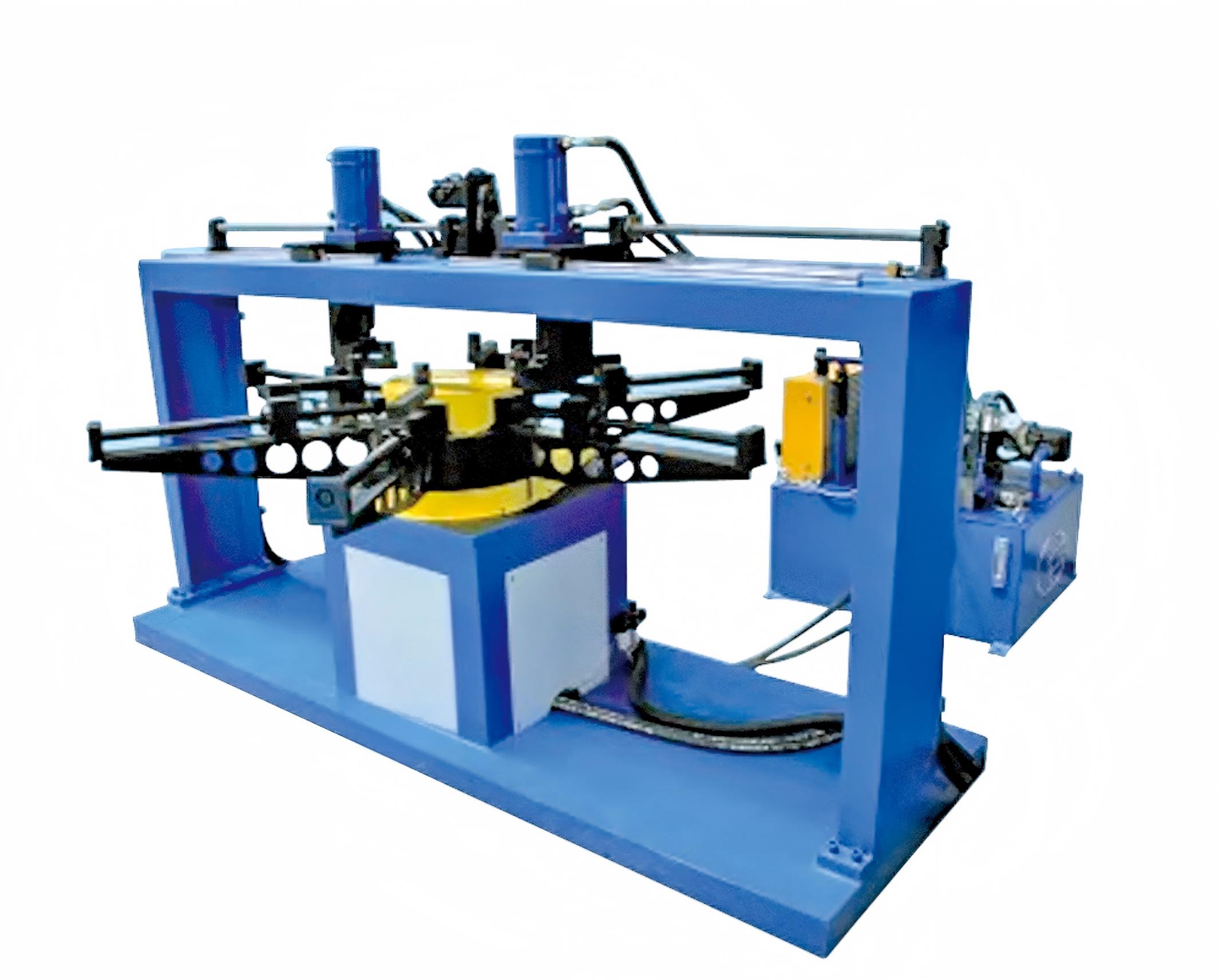 Round flange punching machine