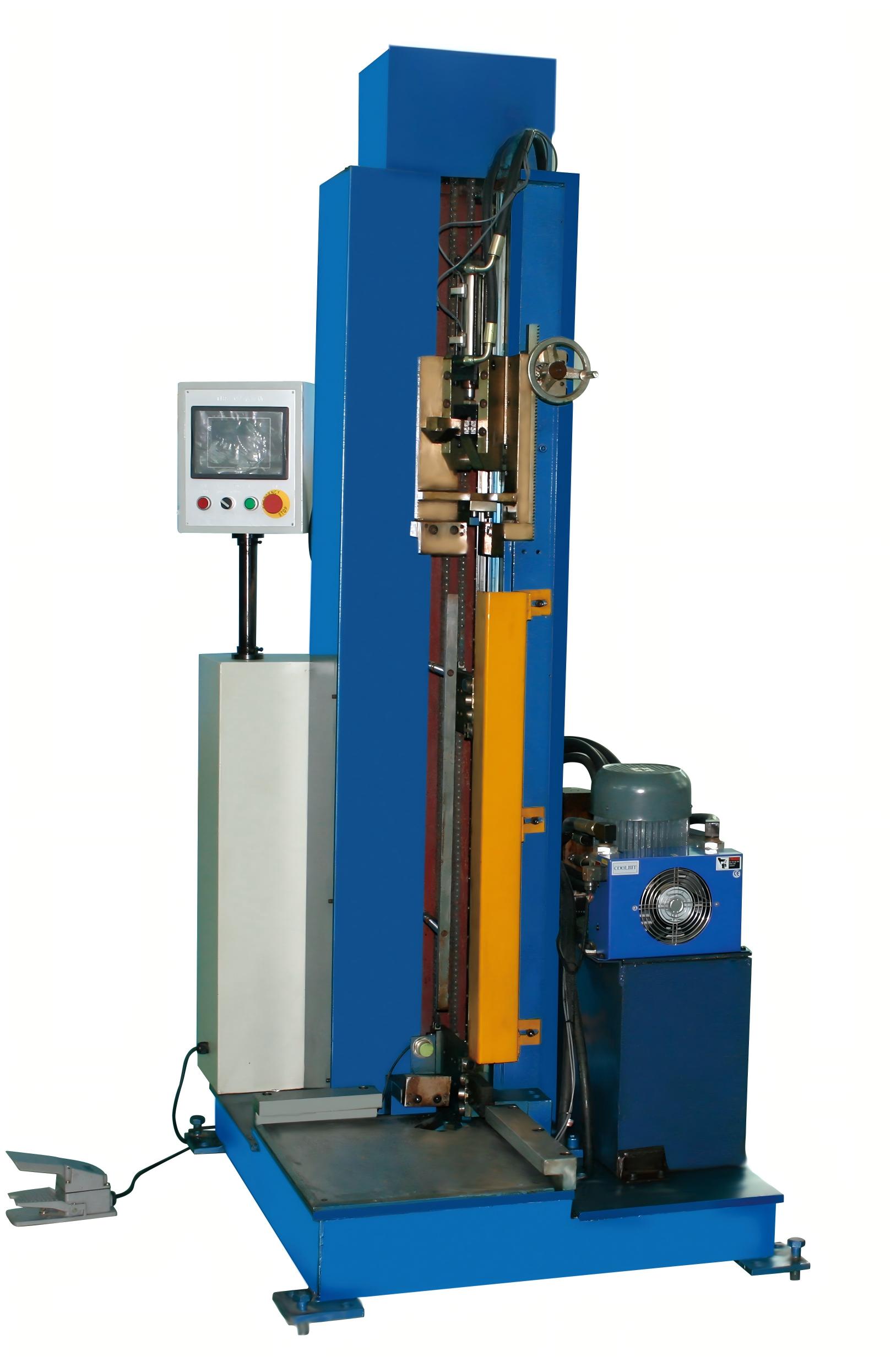 Duct lock linking machine
