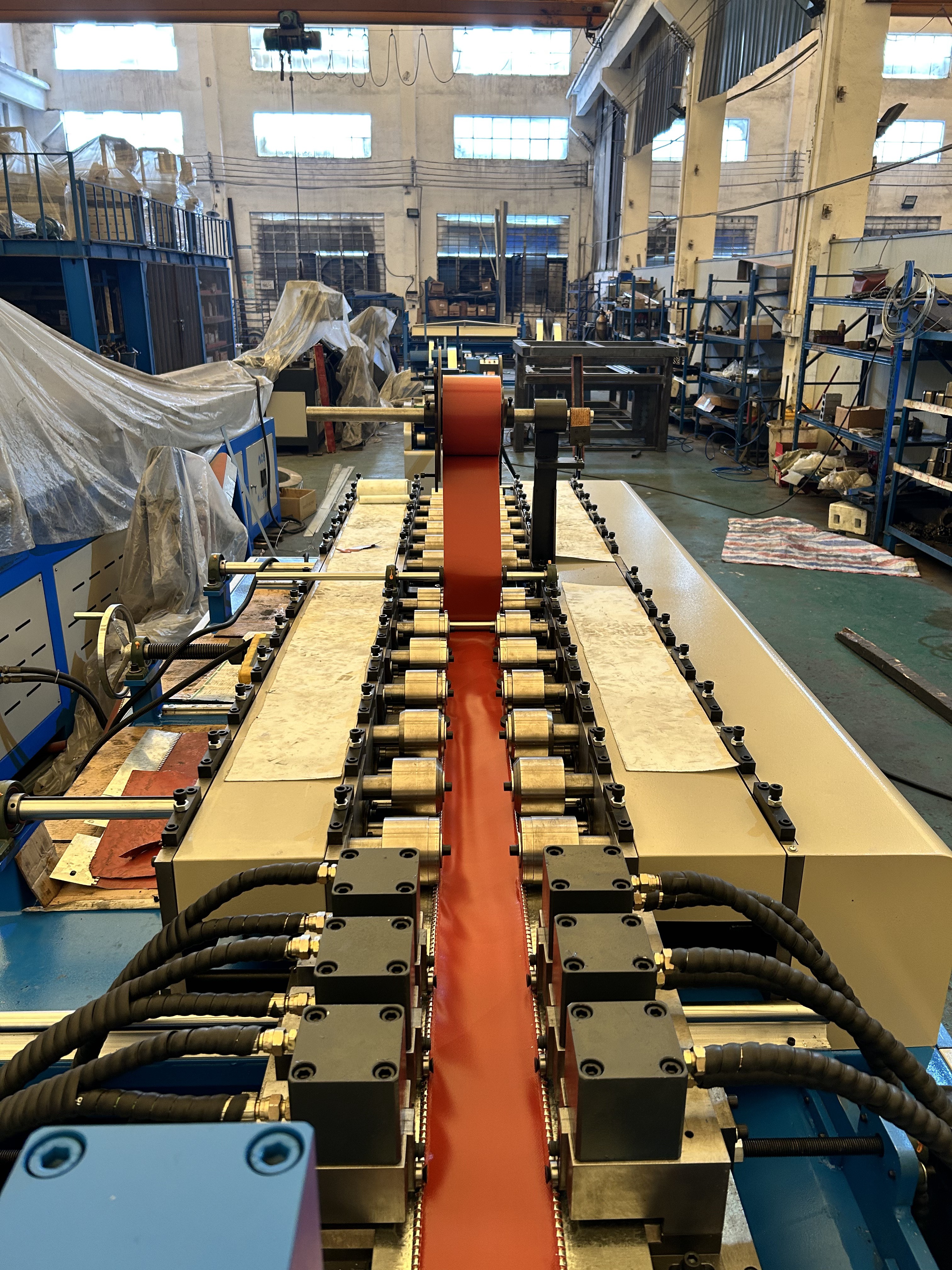 Fire soft connection machine