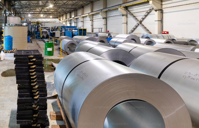 We have a large inventory of galvanized steel coil in stock, offering flexible supply across various specifications and finishes.