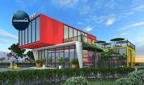 New Technology Container Office Steel Structure Frame Welded Flat Pack Container House