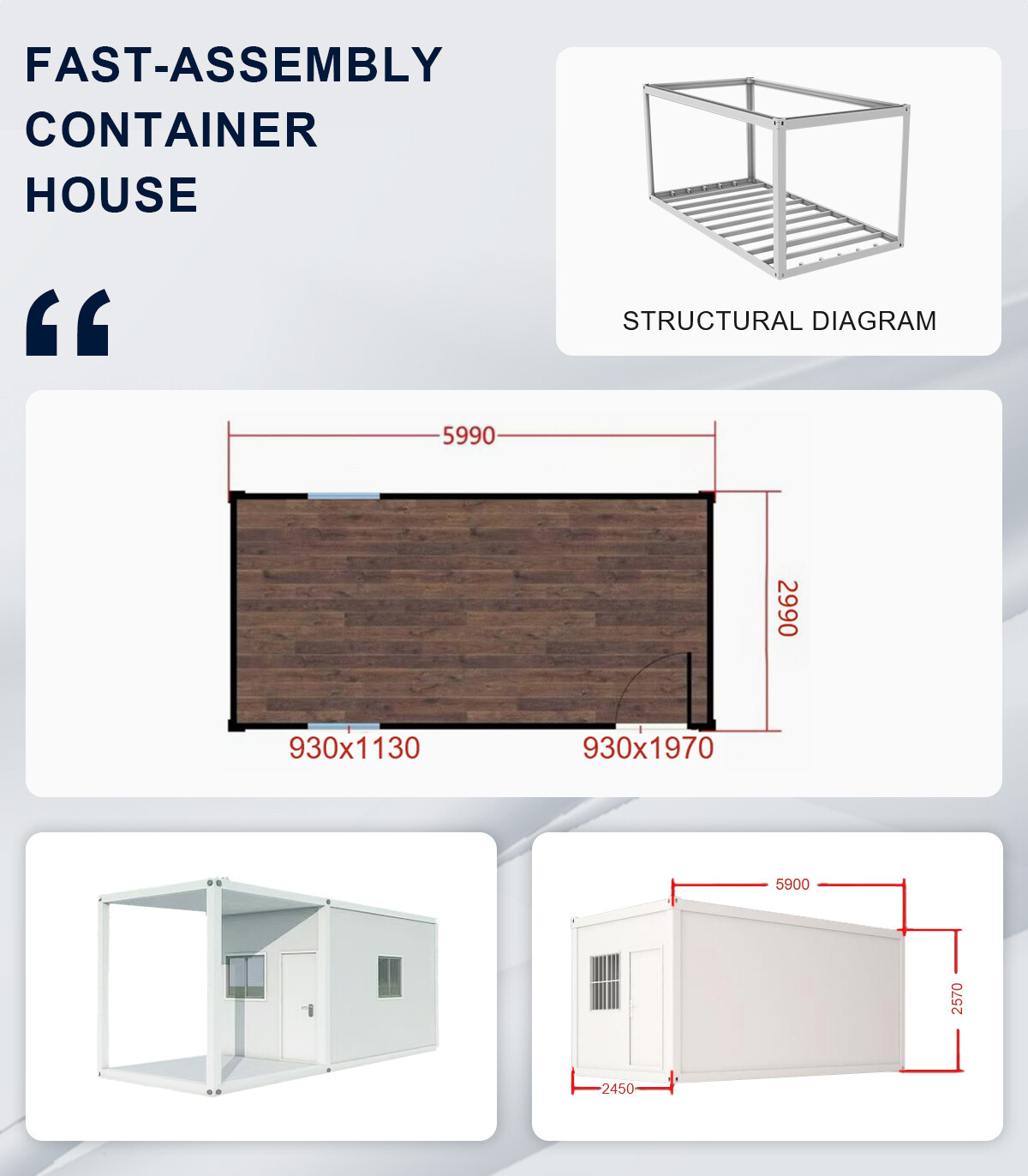 Introduction Diagram of Fast-assembling Container (1) Introduction Diagram of Fast-assembling Container (1)
