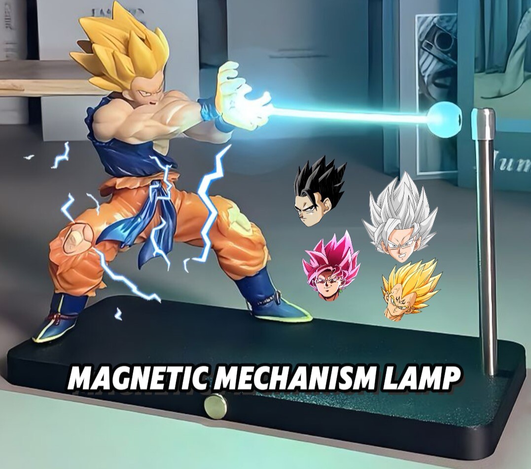 Magnetic night light Kakarot atmosphere night light ornaments