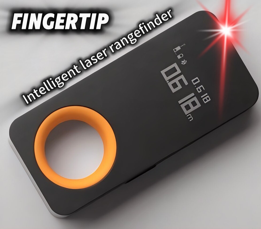 Intelligent fingertip infrared high-precision laser rangefinder