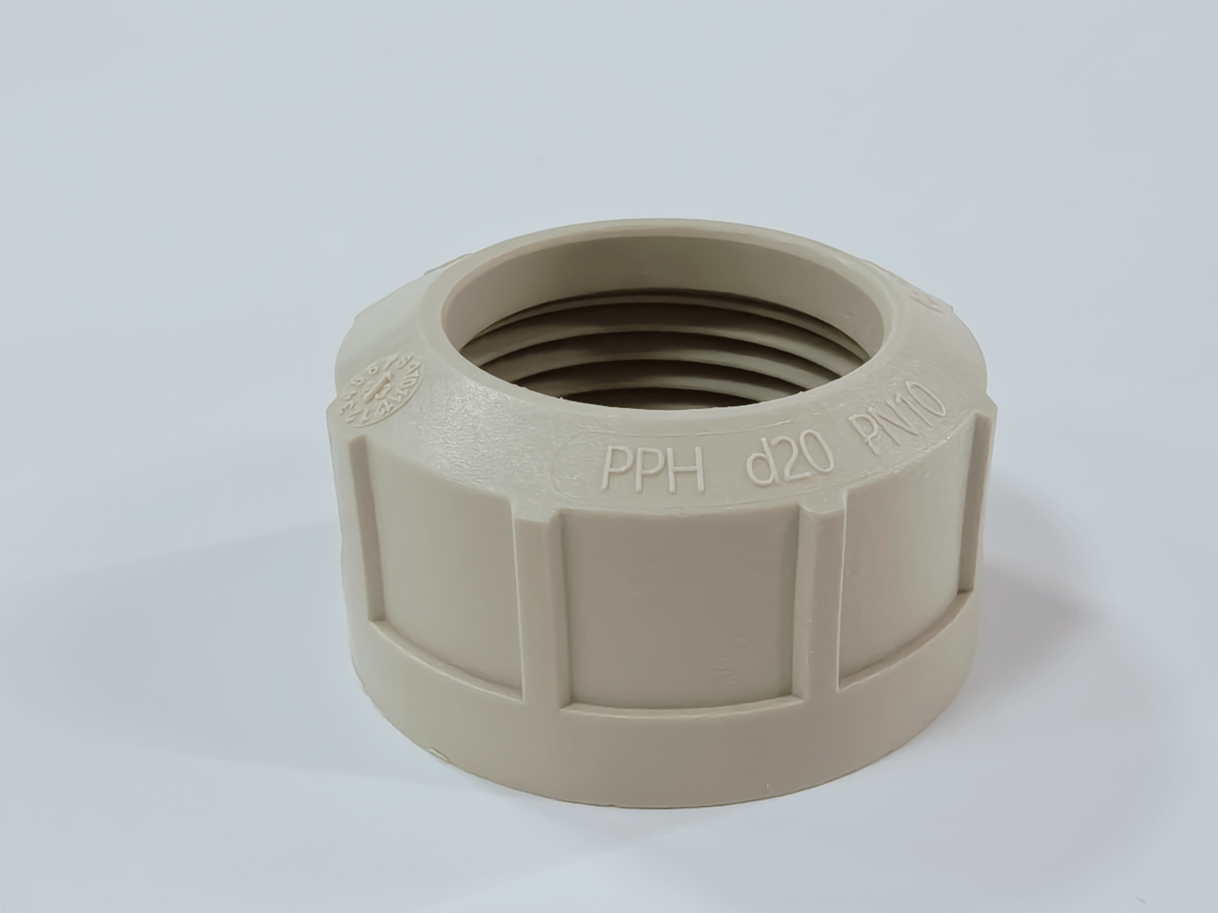 PPH Pipe Socket Weld Fitting Grey Round Stick Tube Plastic Bar Natural Plate Tee Reduced PP Tee Custom Cutting Service Available