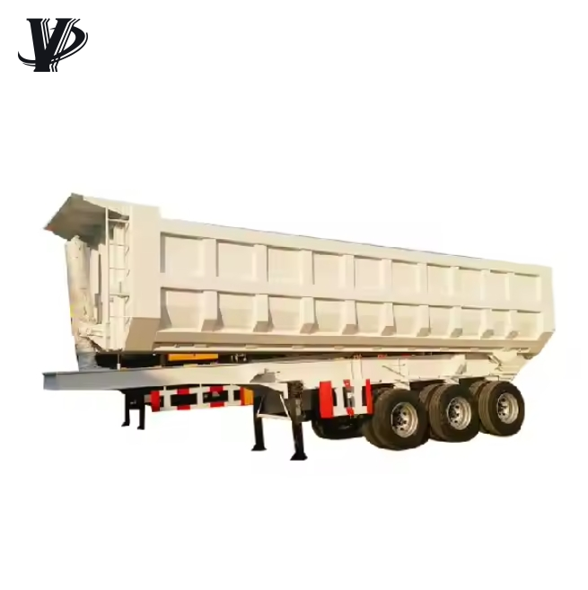 3 axle heavy-duty transport rear dump semi trailer