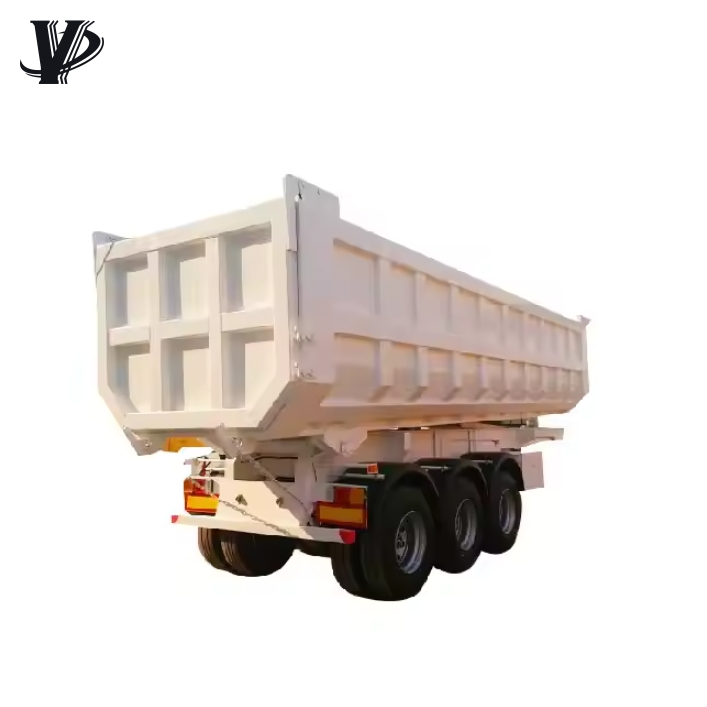 3 axle heavy-duty transport rear dump semi trailer