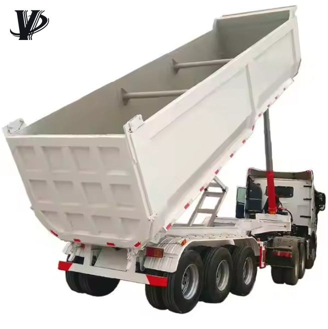 3 axle heavy-duty transport rear dump semi trailer