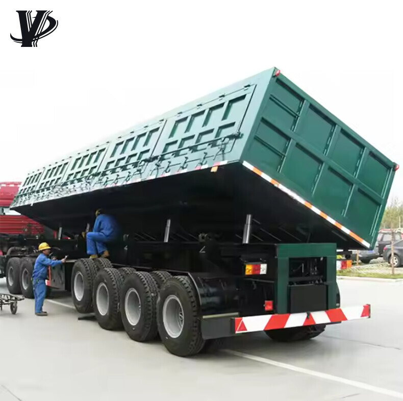 4 Axle Dropside Side Tipper Trailer