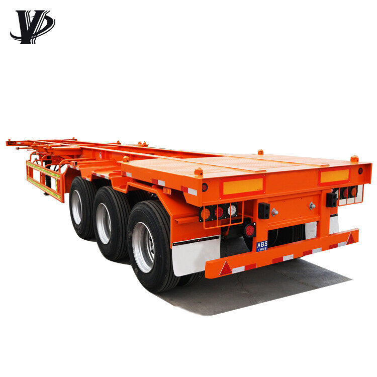 3 Axle 40ft Skeleton Semi trailer Container Semi Trailer