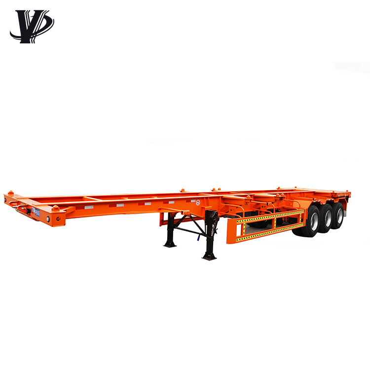 3 Axle 40ft Skeleton Semi trailer Container Semi Trailer