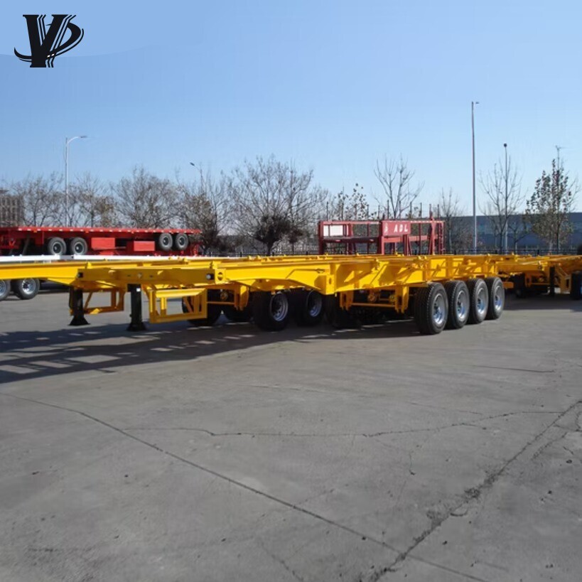 4 Axles Skeleton Trailer