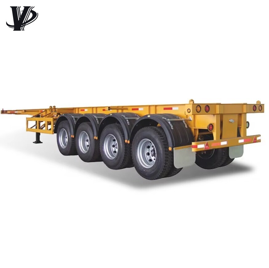 4 Axles Skeleton Trailer