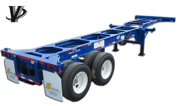 40FT 2 Axle Container Chassis Trailer