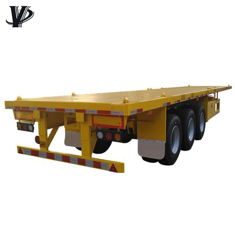3 Axle 45 Foot Flatbed Semi Trailer