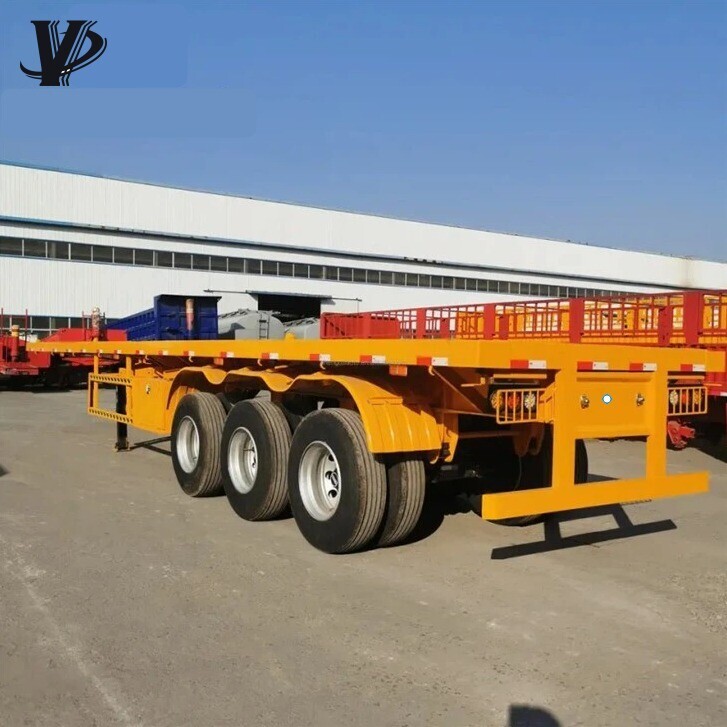 3 Axle 45 Foot Flatbed Semi Trailer