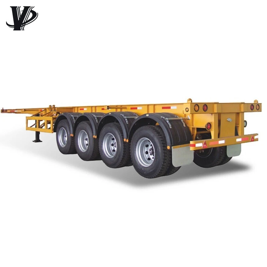 4 Axle 40ft Container Flatbed Trailer