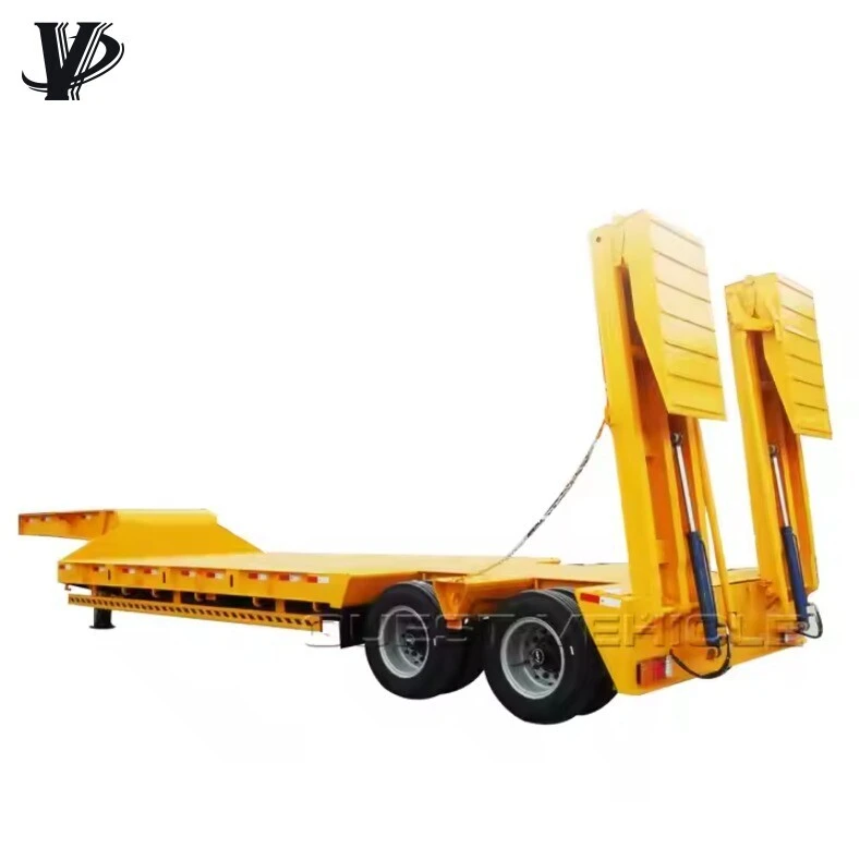 2-Axle 45T Lowbed Semi-Trailer