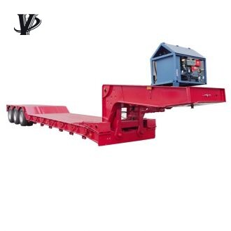 3 Axle Lowbed Gooseneck Semi Trailer