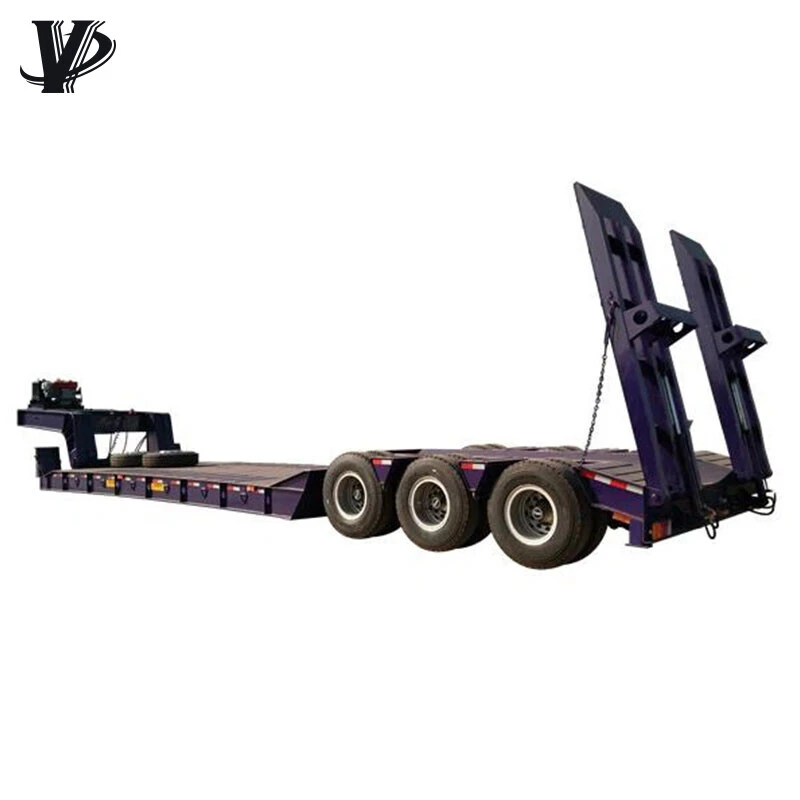 3 Axle Lowbed Gooseneck Semi Trailer