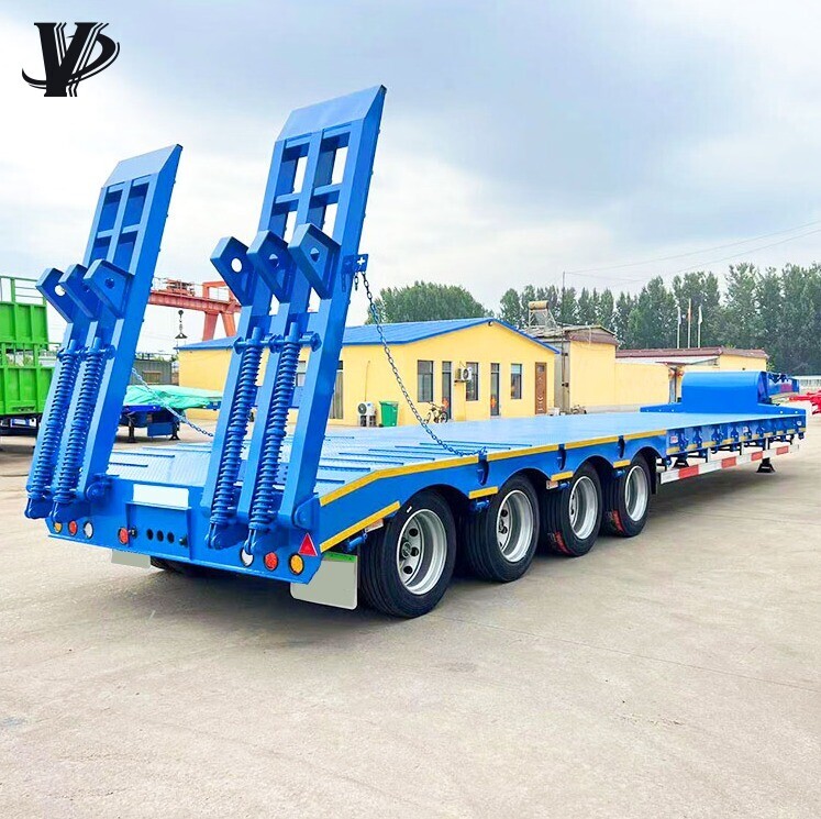 4 Axle Heavy Duty Lowboy Trailer