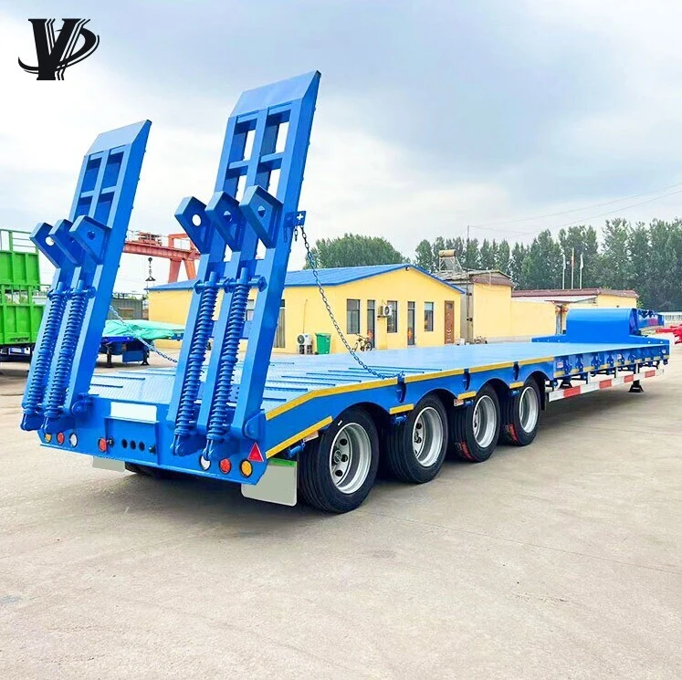 4 Axle Heavy Duty Lowboy Trailer