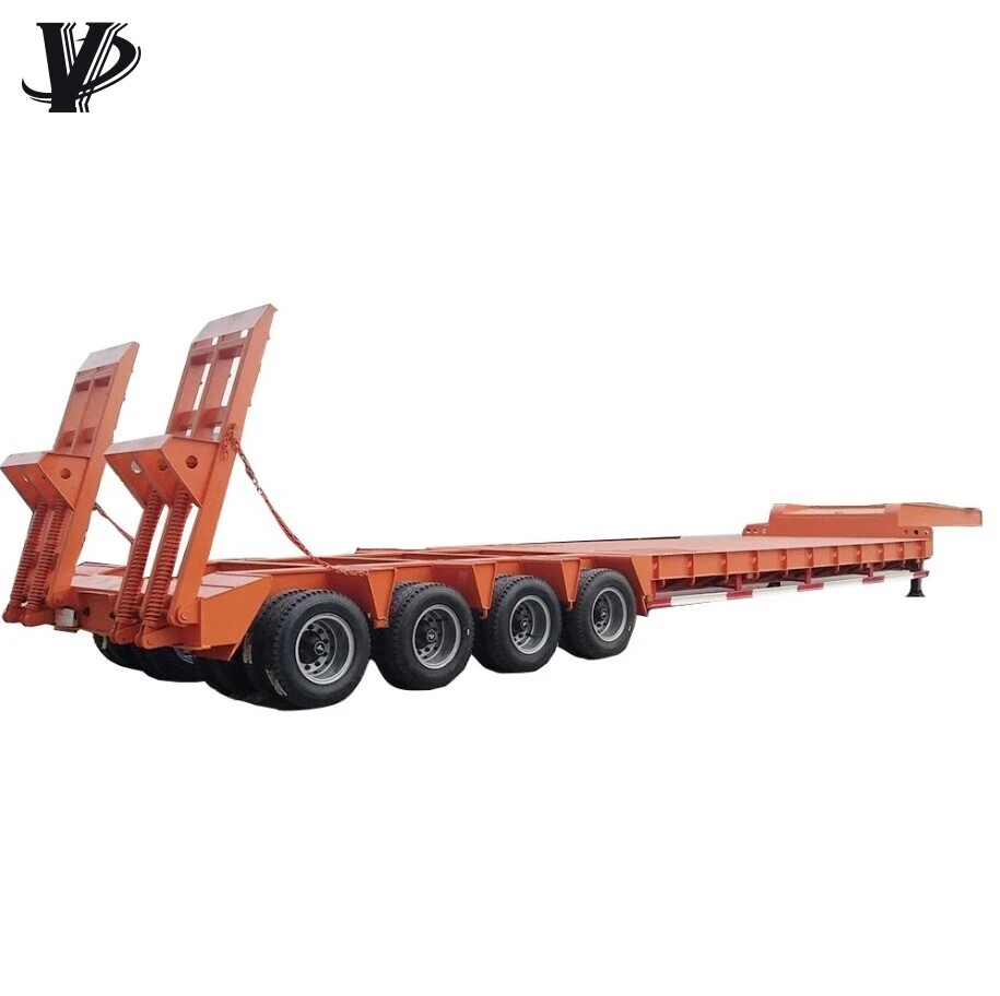 4 Axle Heavy Duty Lowboy Trailer
