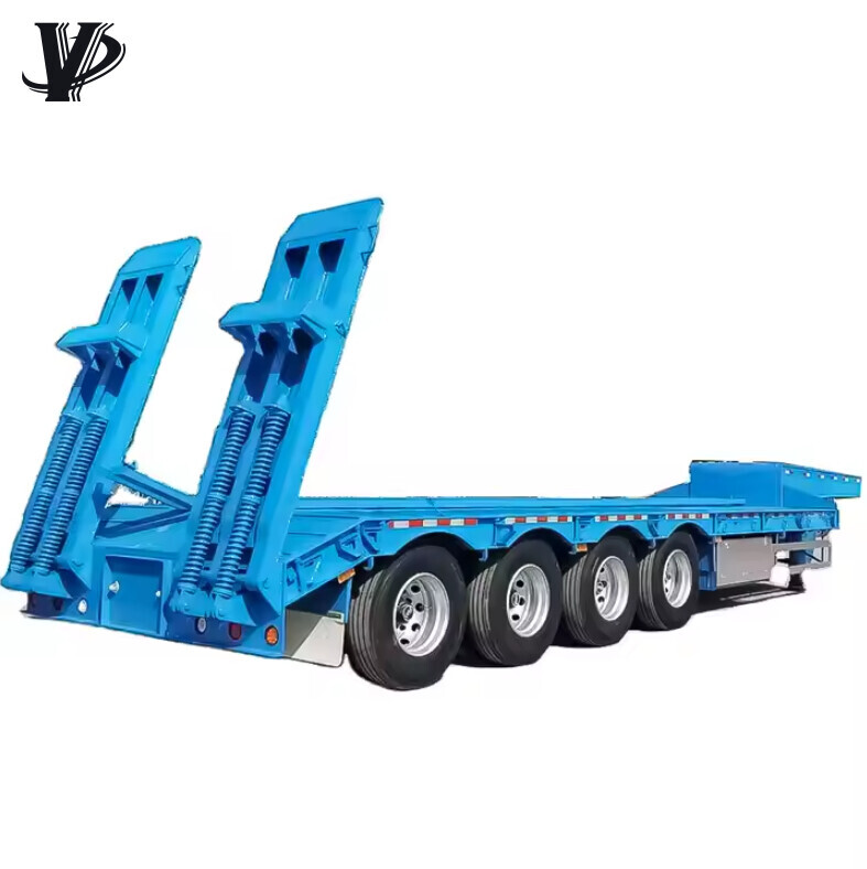 4 Axle Heavy Duty Lowboy Trailer