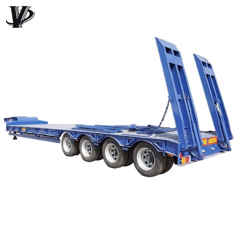 4 Axle Heavy Duty Lowboy Trailer