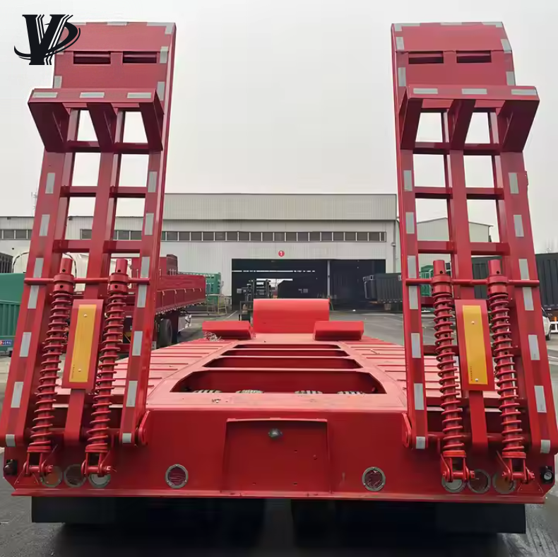 4 Lines 8 Axles 110 Tons Extendable Low Bed Trailer