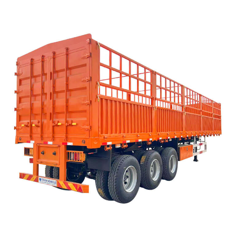3 axle Fence Semi Trailer