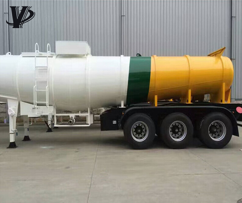 Strong acid corrosion resistant tank semi trailer