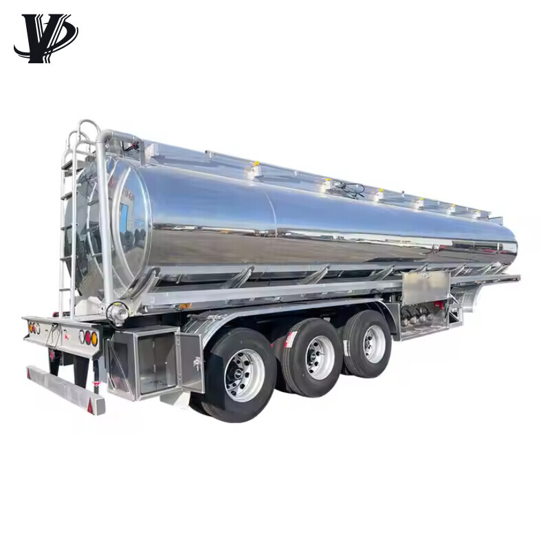 3 Axle Stainless Steel Fuel Trailer